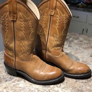 Old West Girls 3.5 Boots Cowgirl Cowboy